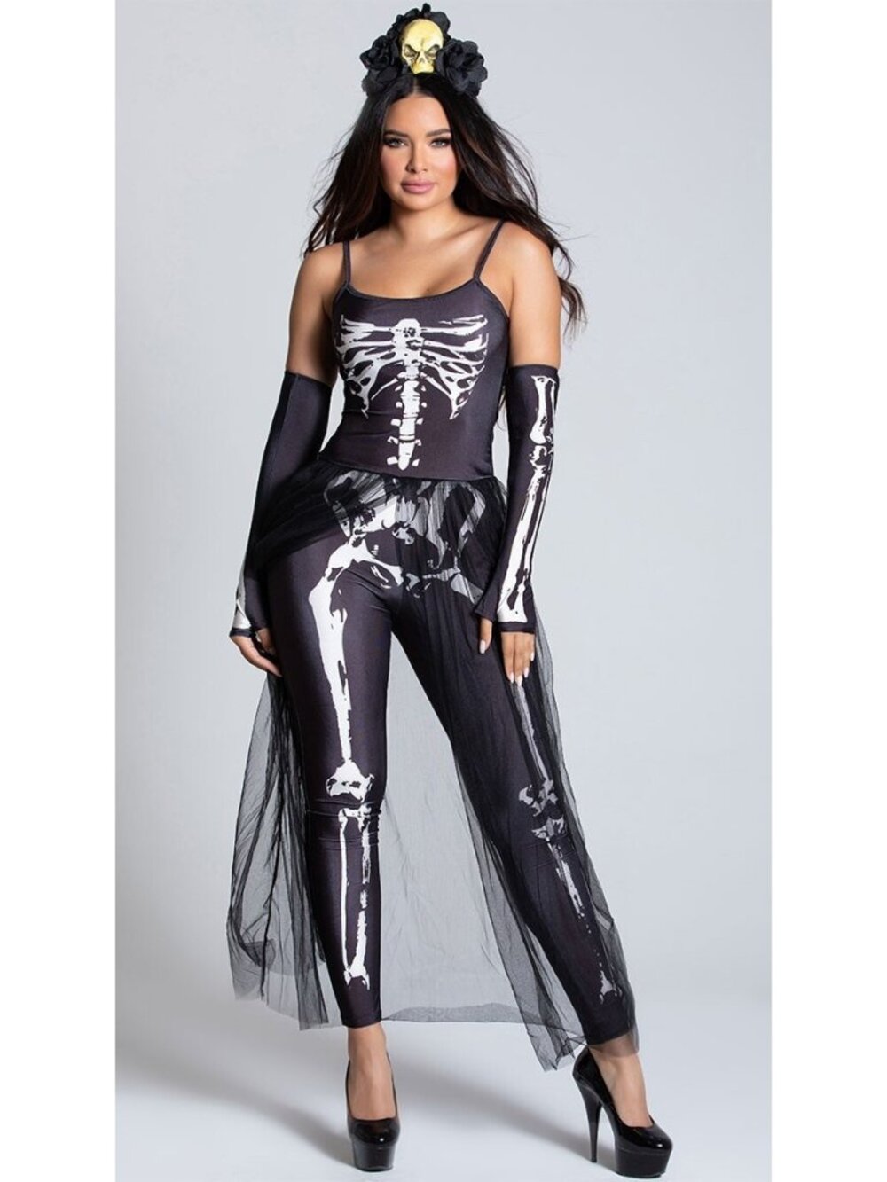 NEW Bare Bones Babe Costume Womens SZ Medium Halloween Theatre MSRP $47